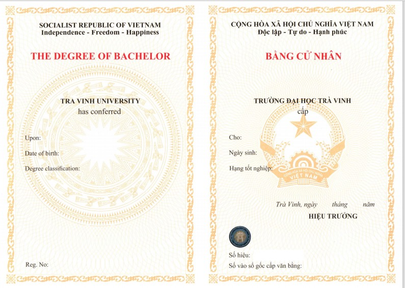 Bằng cấp Trường Đại học Trà Vinh